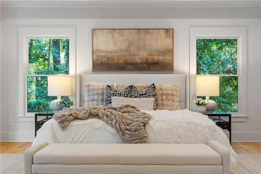 Furnished interior view inside a new home in , Marietta (Image 40).