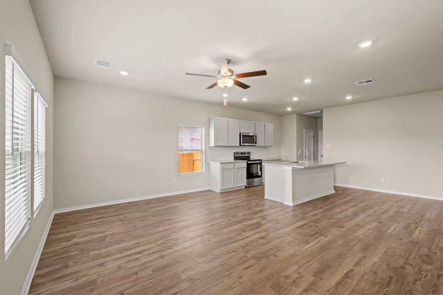 From Family Room to Open Concept Kitchen