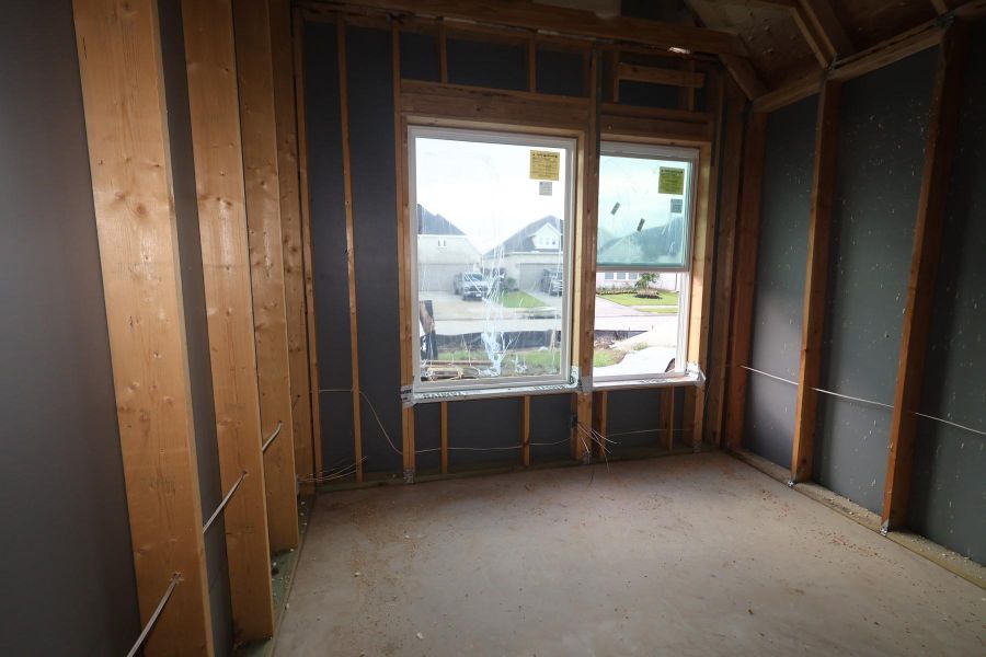 In-progress construction of a new home in Brookewater - Terrace Collection, Rosenberg, TX (Image 10).