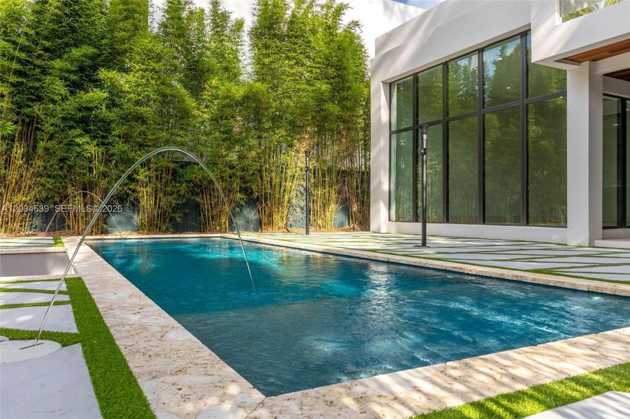 Exterior details and patio area of a home in , Miami (Image 35). Exterior details and patio area of a home in , Miami (Image 35).