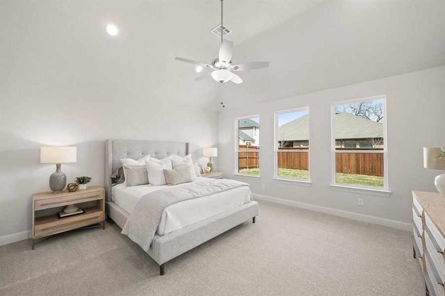 Furnished interior view inside a new home in Redden Farms - Phase 1, Midlothian (Image 9). Furnished interior view inside a new home in Redden Farms - Phase 1, Midlothian (Image 9).