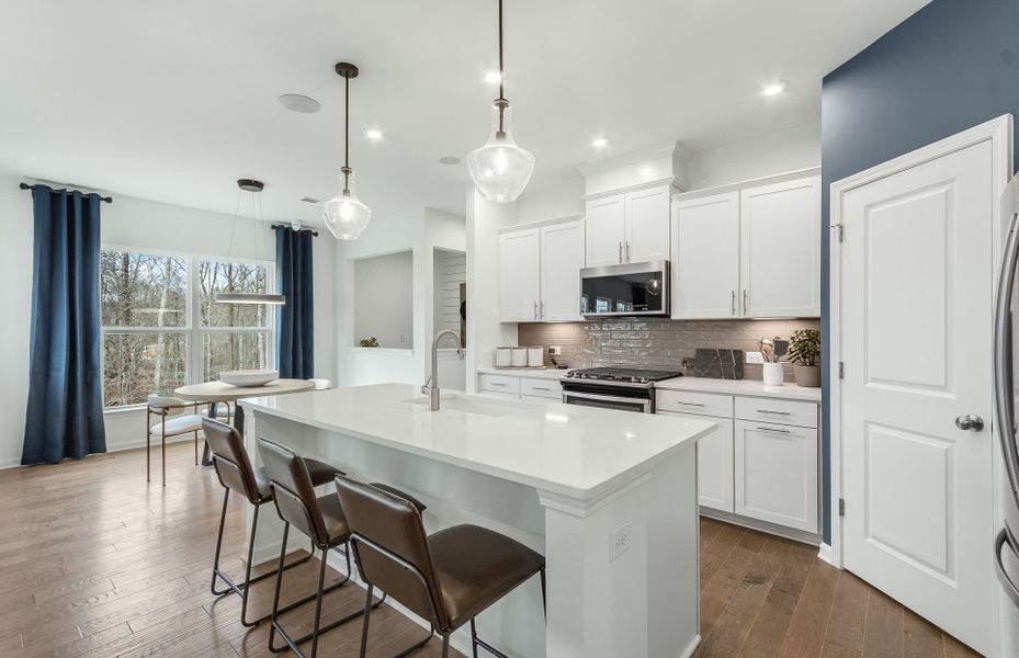 Representative furnished interior of a home built from the Woodward by Pulte Homes in Indigo Bay, Myrtle Beach (Image 18). Representative furnished interior of a home built from the Woodward by Pulte Homes in Indigo Bay, Myrtle Beach (Image 18).