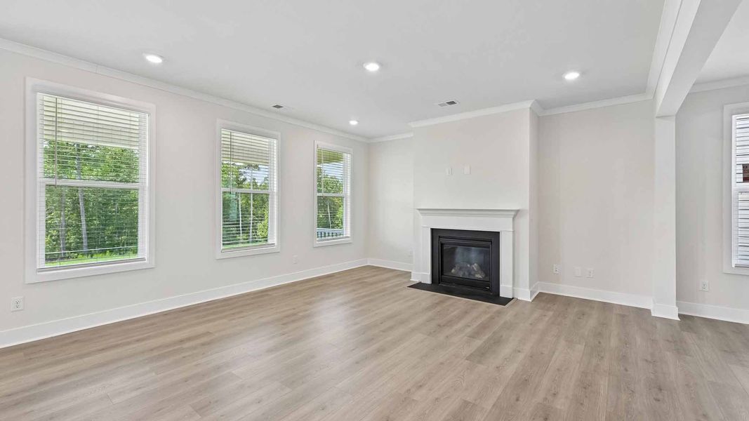 Representative unfurnished interior of a home built from the Trent by D.R. Horton in Avalon of Gastonia, Gastonia (Image 18).