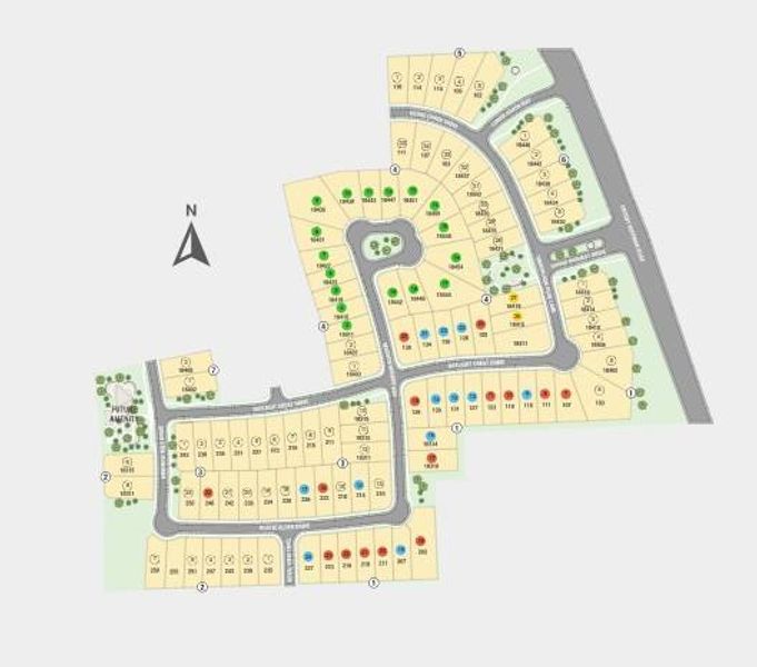 Newport Grove Site Map