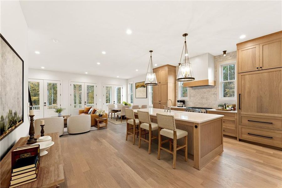 Furnished interior view inside a new home in , Chattahoochee Hills (Image 9).