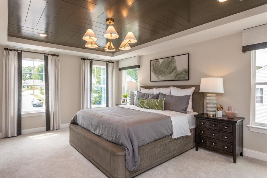 Furnished interior view inside a new home in Running Brook Townes, Durham (Image 19).