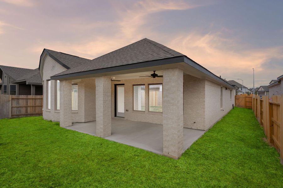 Exterior details and patio area of a home in , Spring (Image 4).