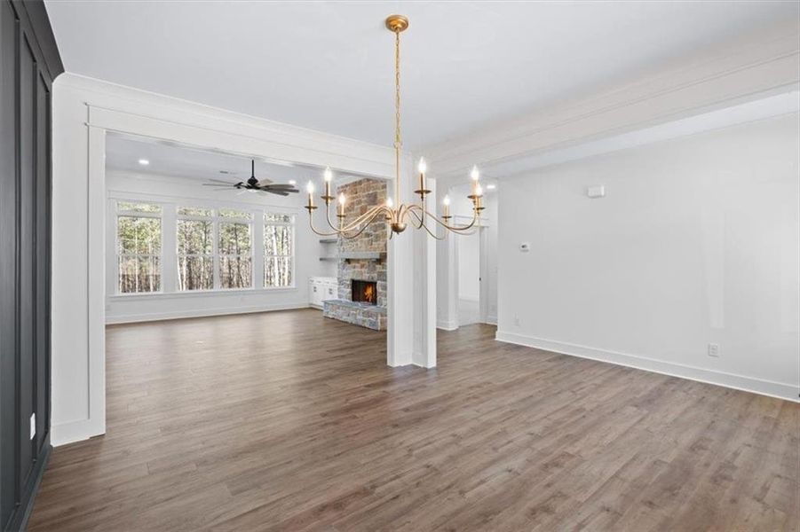 Spacious, unfurnished interior of a new home in , Waleska (Image 49).