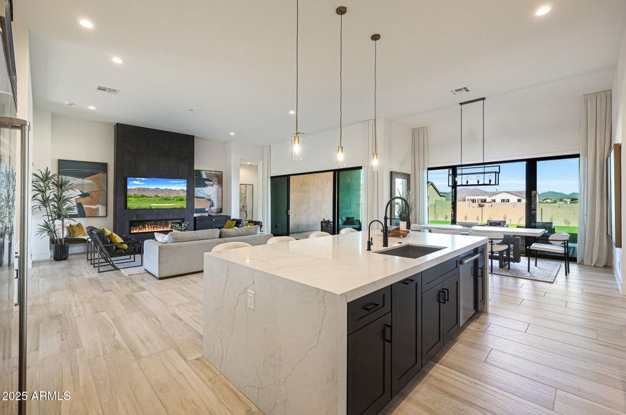 Model Home B (33) Kitchen - Great Room