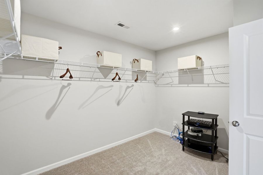 Redwood Model owner's walk-in closet