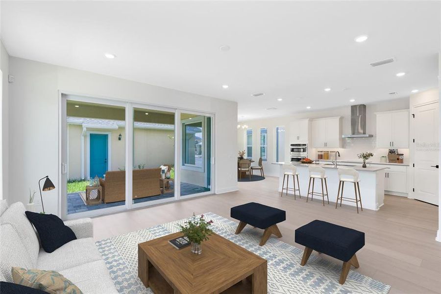 Virtually staged image.