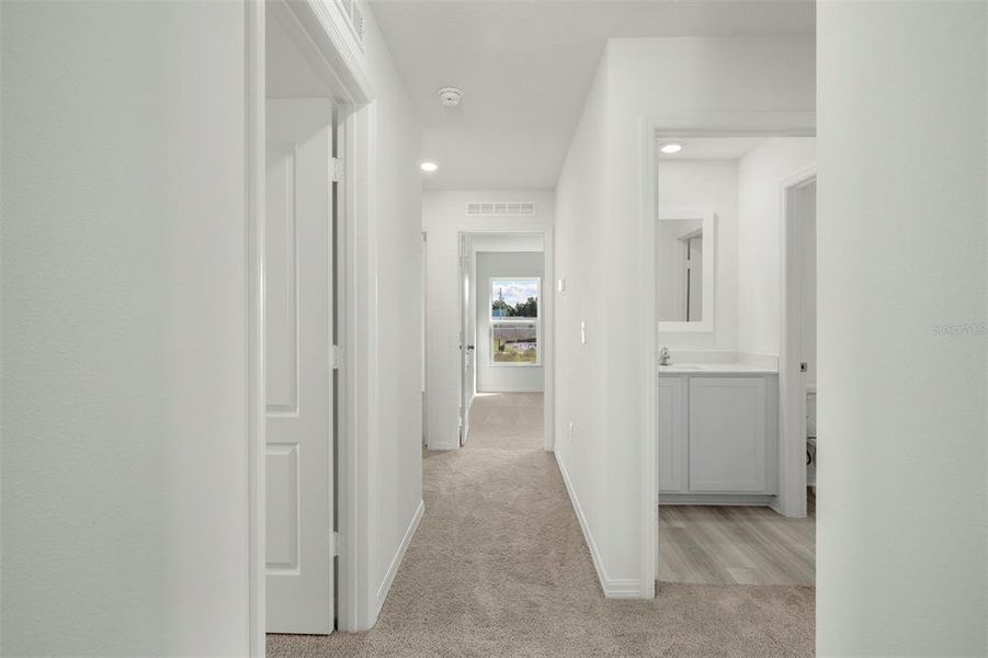Spacious, unfurnished interior of a new home in Peach Crossings, Winter Haven (Image 25).
