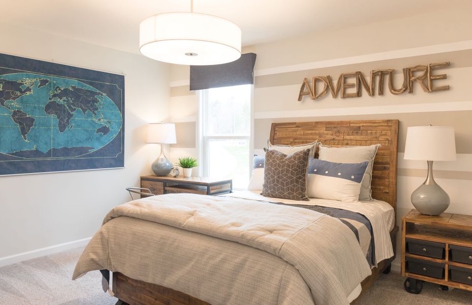 Representative furnished interior of a home built from the Vanderbilt by Pulte Homes in Everbrook, Angier (Image 19).
