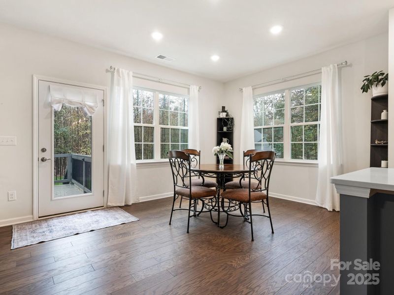 Furnished interior view inside a new home in Estates at Arlington Woods, Mint Hill (Image 25).