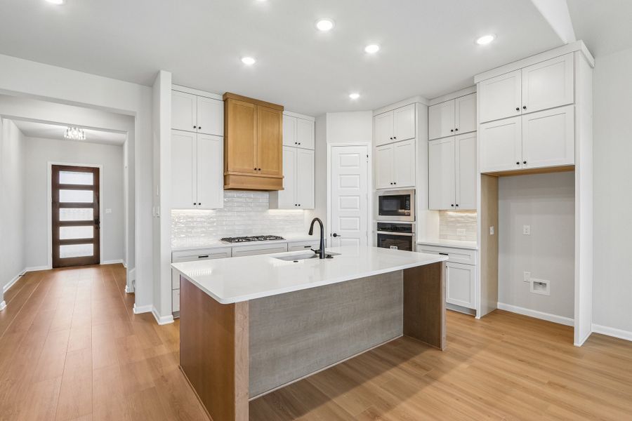 Furnished interior view inside a new home in Ribbonwood, Aubrey (Image 6).