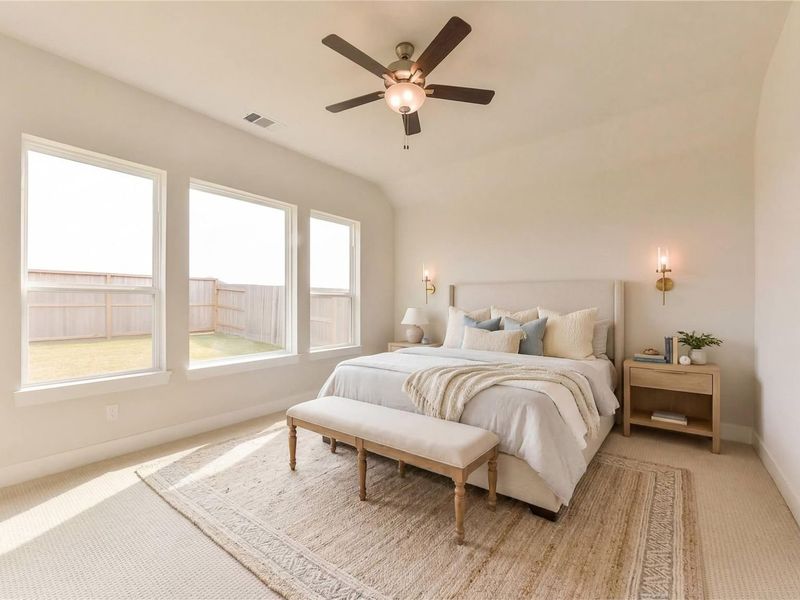 Furnished interior view inside a new home in Lago Mar, Texas City (Image 11).