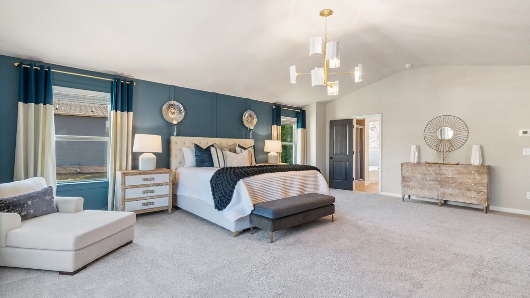 Furnished interior view inside a new home in Camp Creek Village, Atlanta (Image 33).