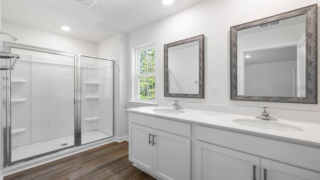 Furnished interior view inside a new home in Cloverdale Hills, Piedmont (Image 11).
