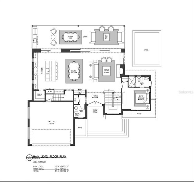 2D floor plan layout of this home in , St. Petersburg, FL (Image 4).