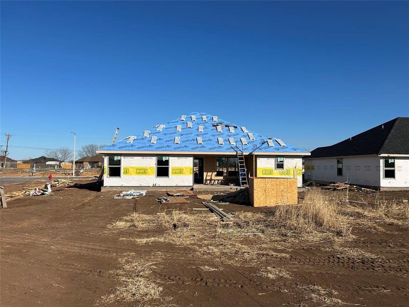 In-progress construction of a new home in , Abilene, TX (Image 6).