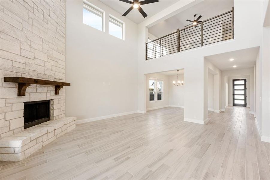 Spacious, unfurnished interior of a new home in Villages of Walnut Grove, Midlothian (Image 27). Spacious, unfurnished interior of a new home in Villages of Walnut Grove, Midlothian (Image 27).