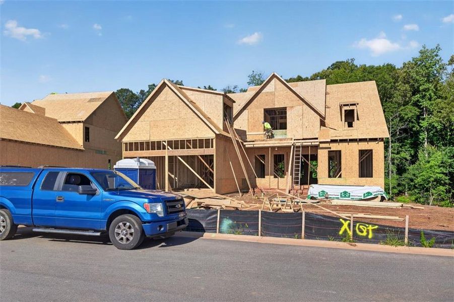 In-progress construction of a new home in , Statham, GA (Image 5).