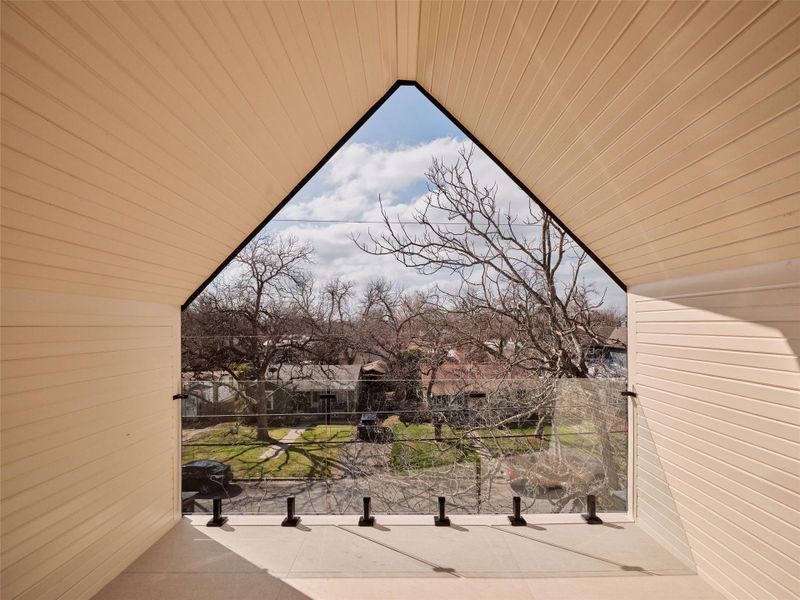 Exterior details and patio area of a home in , Austin (Image 33).