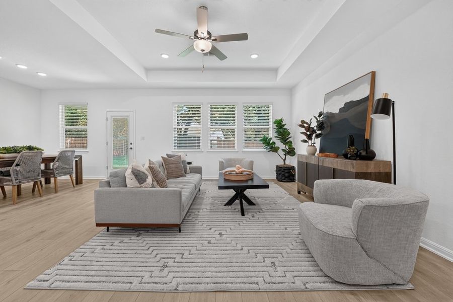 Furnished interior view inside a new home in Lisso, Pflugerville (Image 14).