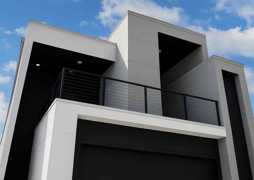Exterior details and patio area of a home in , Dallas (Image 26).