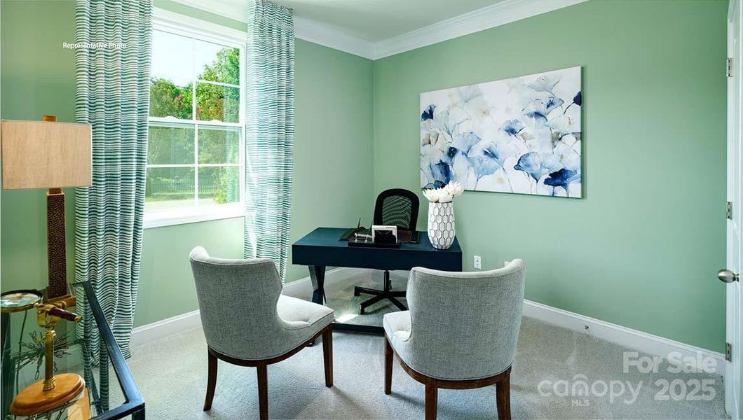 Furnished interior view inside a new home in Laurelbrook, Sherrills Ford (Image 6). Furnished interior view inside a new home in Laurelbrook, Sherrills Ford (Image 6).