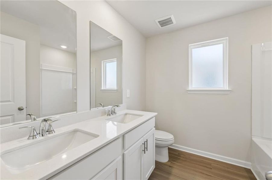 Furnished interior view inside a new home in Martin Springs - Reserve Series, Lawrenceville (Image 10). Furnished interior view inside a new home in Martin Springs - Reserve Series, Lawrenceville (Image 10).