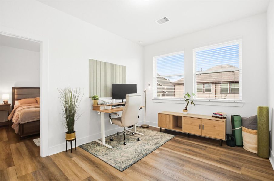 Furnished interior view inside a new home in , Cypress (Image 18).