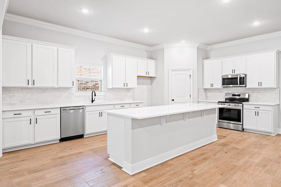 Furnished interior view inside a new home in Sentinel Ridge, Pace (Image 6). Furnished interior view inside a new home in Sentinel Ridge, Pace (Image 6).