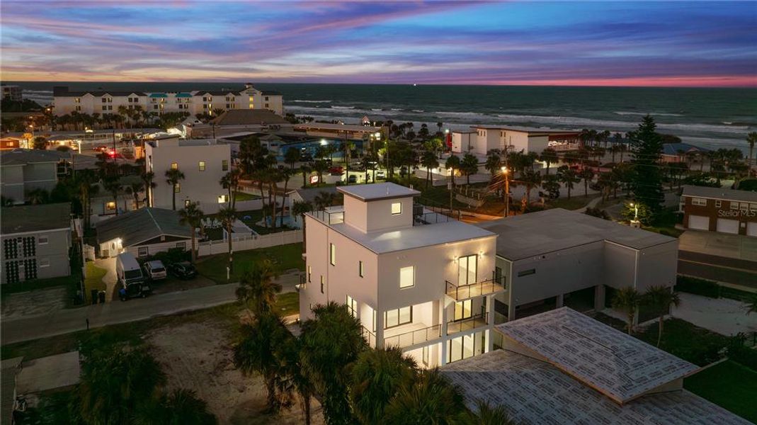 Exterior details and patio area of a home in , New Smyrna Beach (Image 67).