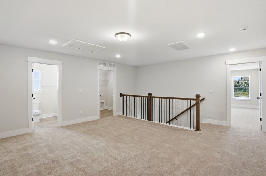 Spacious, unfurnished interior of a new home in Blythe Mill Townhomes, Waxhaw (Image 32). Spacious, unfurnished interior of a new home in Blythe Mill Townhomes, Waxhaw (Image 32).