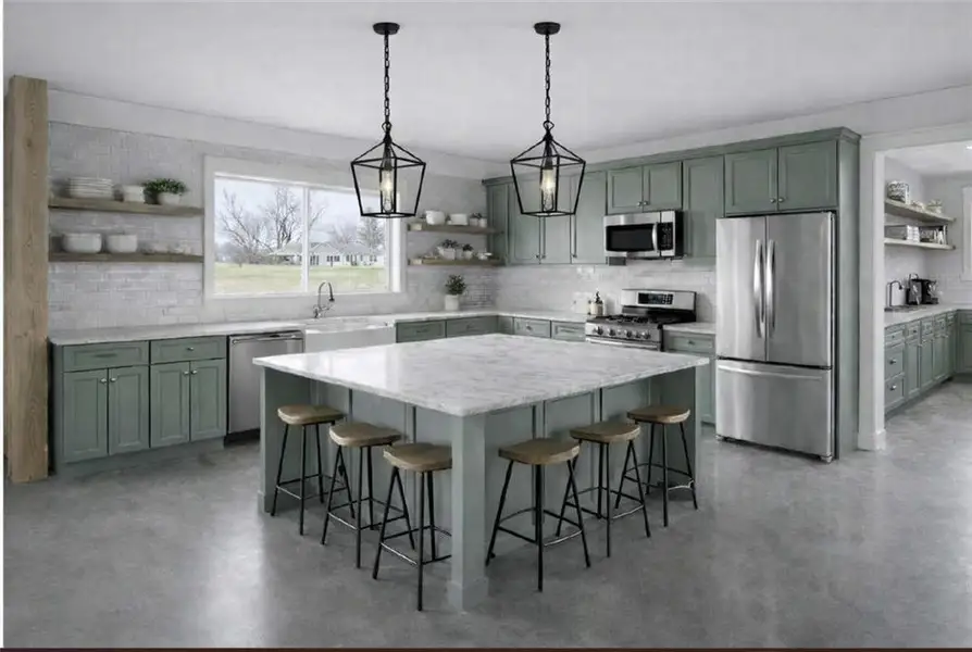 Furnished interior view inside a new home in , Clermont (Image 2). Furnished interior view inside a new home in , Clermont (Image 2).