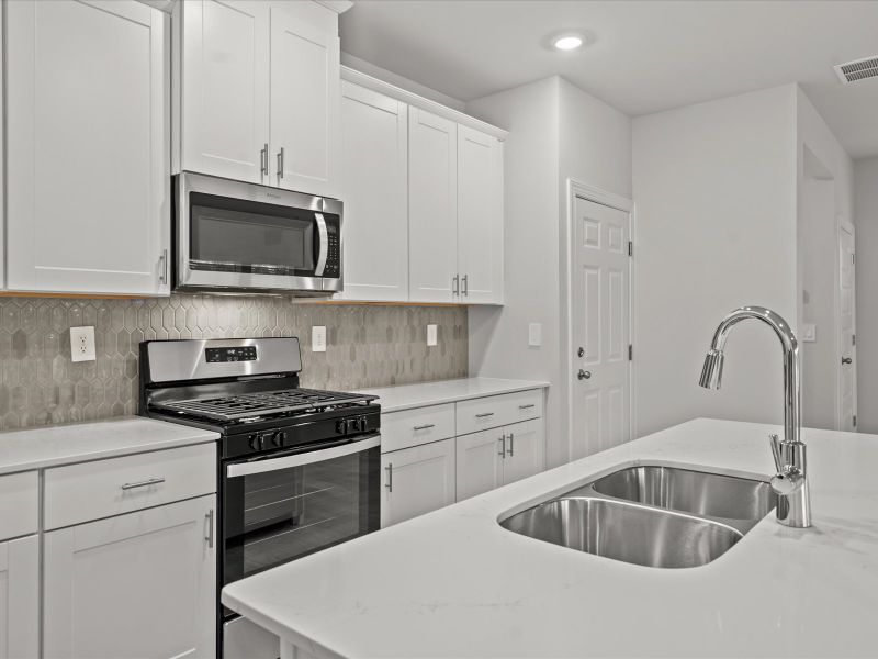 Furnished interior view inside a new home in Village at White Pine, Pendleton (Image 7).