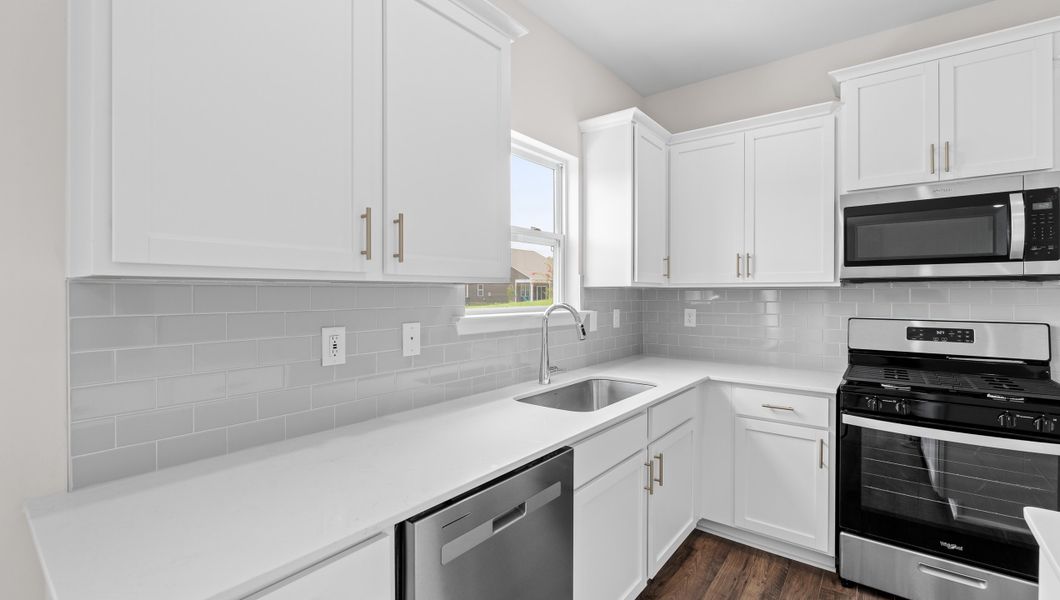 Representative furnished interior of a home built from the BILTMORE by D.R. Horton in Waverly Station, Greenwood (Image 9).
