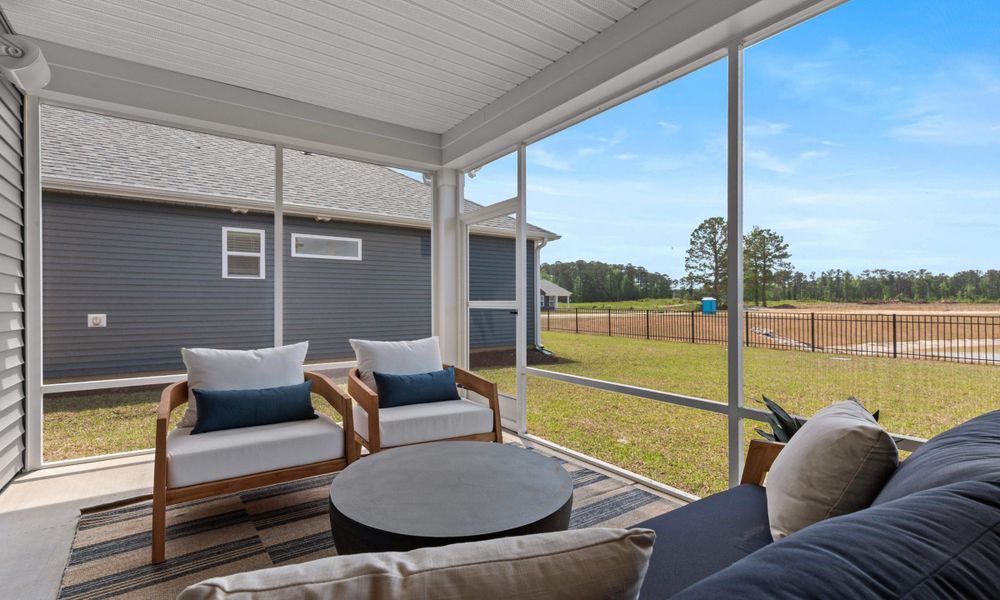 Representative exterior details of a home built from the The Hibiscus by Chesapeake Homes in Heritage Park at Longs, Longs (Image 4).
