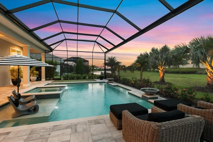 Exterior details and patio area of a home in , Lakewood Ranch (Image 34). Exterior details and patio area of a home in , Lakewood Ranch (Image 34).
