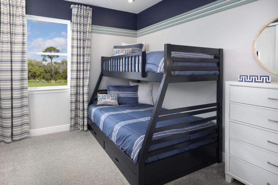 Furnished interior view inside a new home in Windwater, Parrish (Image 11).