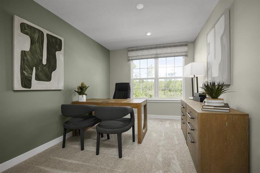 Representative furnished interior of a home built from the Mayshore by Ryan Homes in Mirada, San Antonio (Image 10). Representative furnished interior of a home built from the Mayshore by Ryan Homes in Mirada, San Antonio (Image 10).