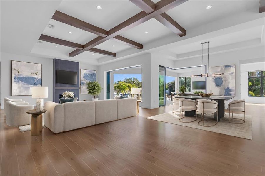 Furnished interior view inside a new home in , Sarasota (Image 9).