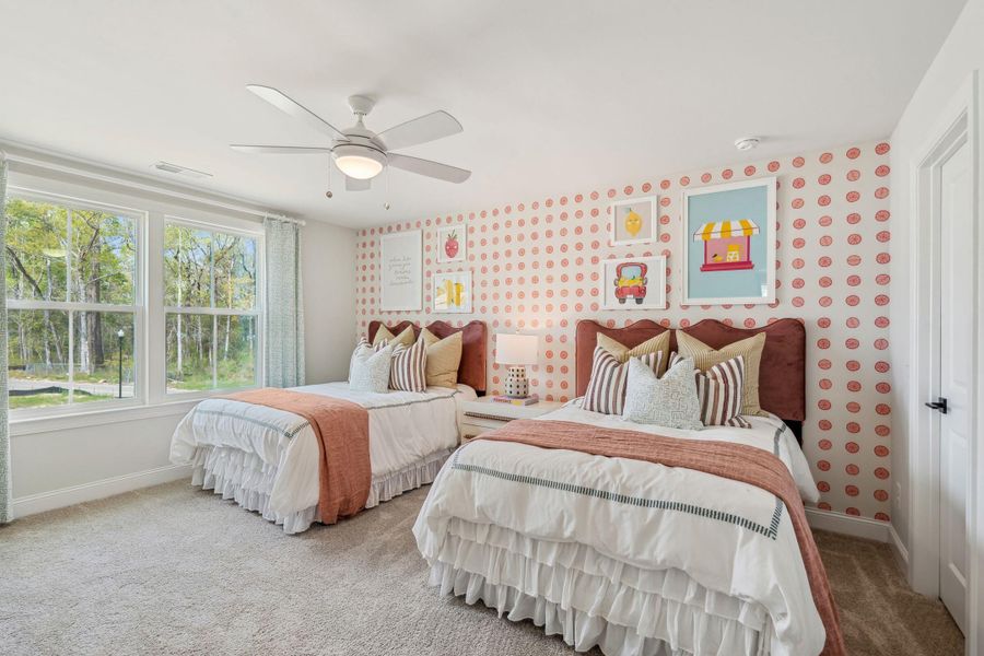 Furnished interior view inside a new home in Sweetgrass Station, Summerville (Image 14). Furnished interior view inside a new home in Sweetgrass Station, Summerville (Image 14).