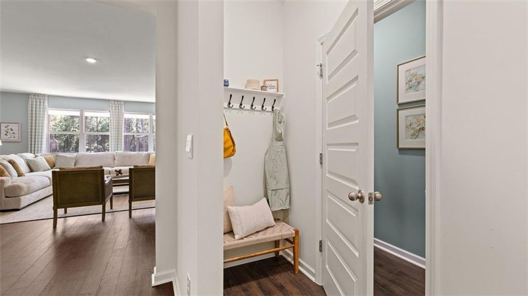 Furnished interior view inside a new home in Preserve at Dove Creek, Statham (Image 31).