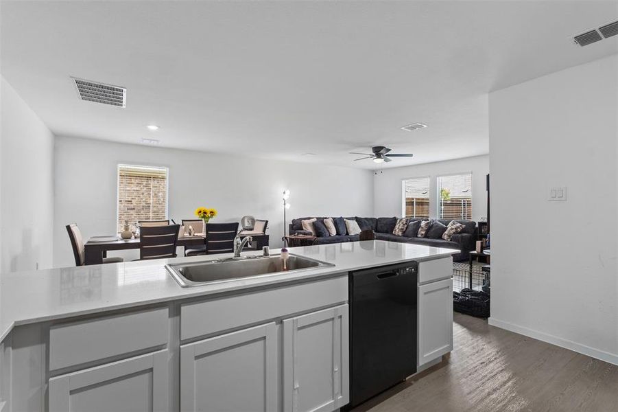 Furnished interior view inside a new home in Prairie View, Ennis (Image 6).