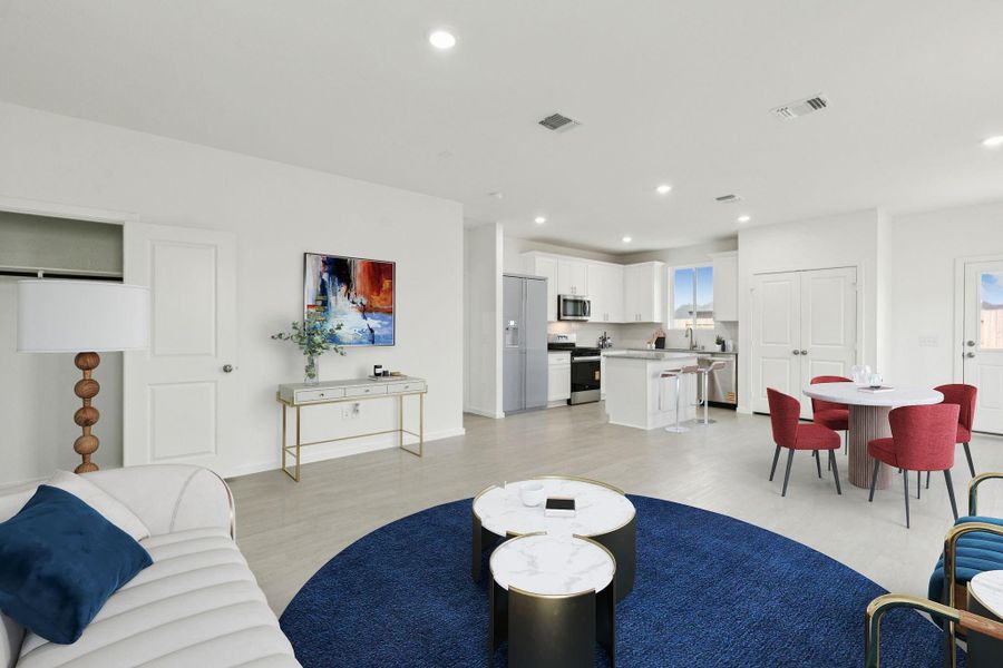 Furnished interior view inside a new home in Windcress, Cove (Image 17).