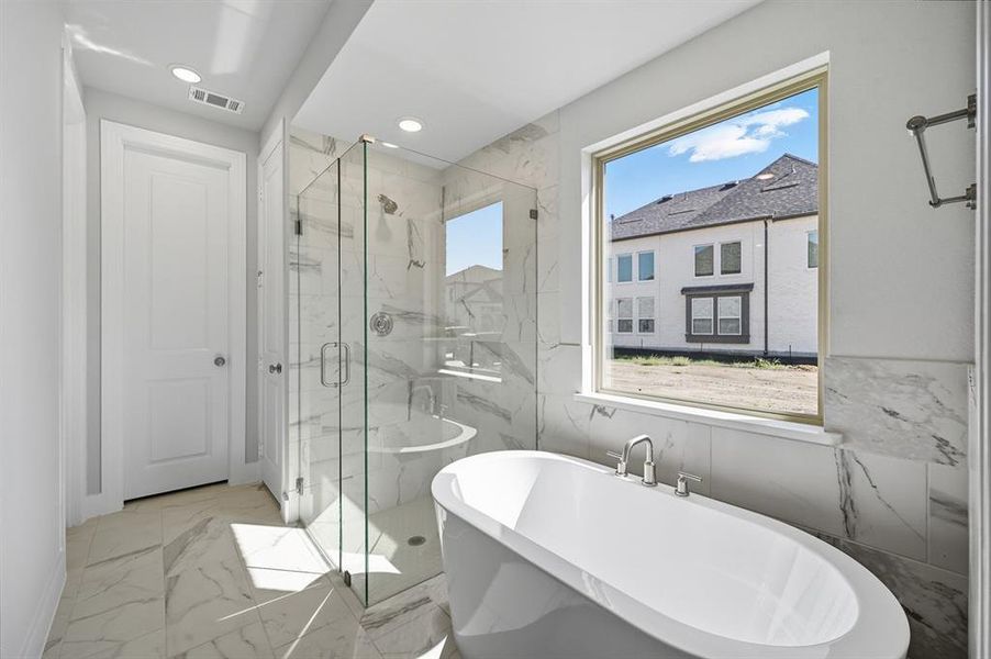 Furnished interior view inside a new home in Mosaic: 40ft. lots, Prosper (Image 10).