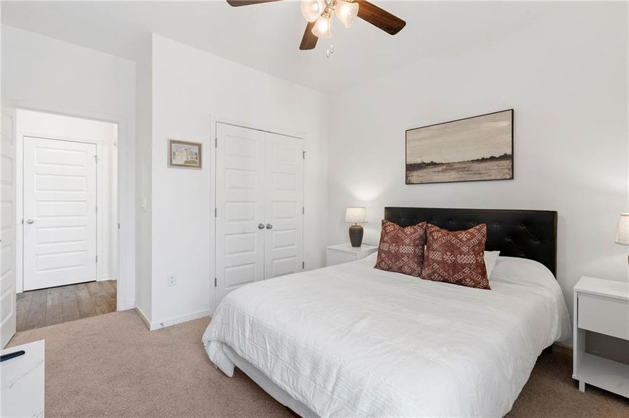 Furnished interior view inside a new home in Water Oak Estates, Lawrenceville (Image 17).