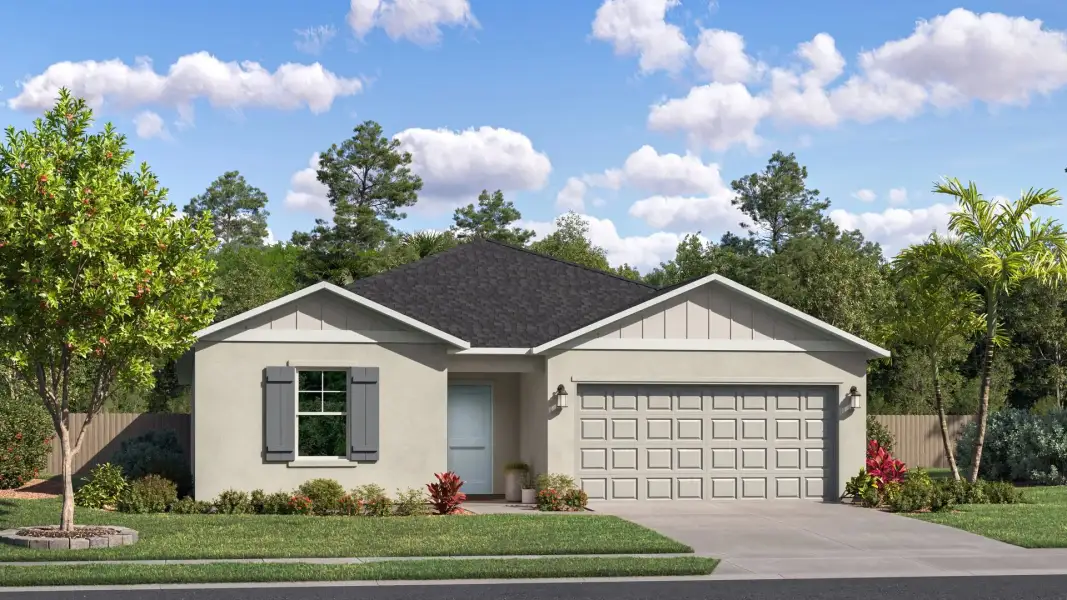 Exterior C with landscaping Exterior C with landscaping